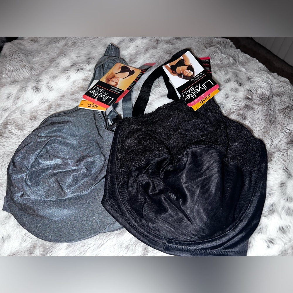 Lilyette by Bali LOT 2 bras 42DD